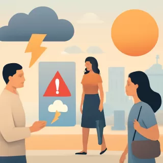 Inumet emite aviso especial por tormentas intensas y elevadas temperaturas en Uruguay