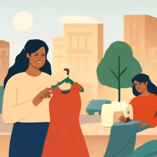 Avellaneda impulsa la economía circular transformando retazos textiles en moda