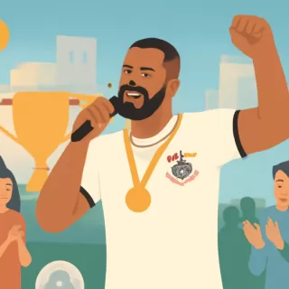 Memphis Depay presenta canción tras conquistar la Copa de Brasil con Corinthians