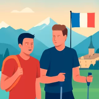 Sacha Fenestraz pasa sus vacaciones con Lando Norris en los Alpes franceses