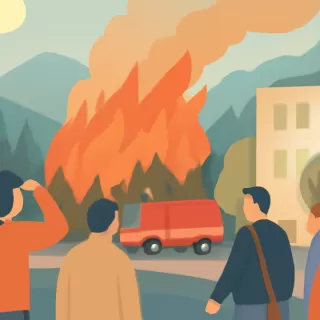 Incendio en Cuesta del Ternero fue controlado durante alerta por vientos fuertes