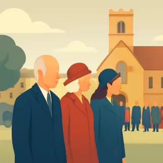 Familia real británica asiste al tradicional servicio de Navidad en Sandringham