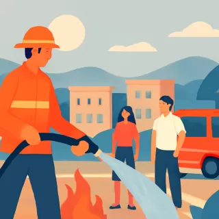 Bomberos alertan por aumento de incendios de pastizales en Comodoro Rivadavia durante el verano 2025