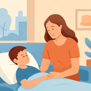 Noelia Marzol se refirió a la cirugía de amígdalas y adenoides de su hijo Donatello