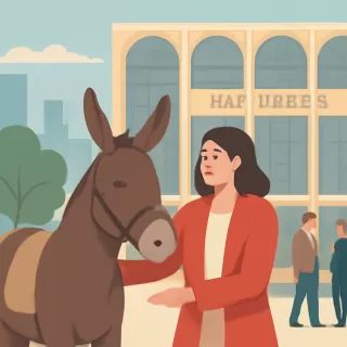 La burra Wanda integra la puesta de La Bohème en la Ópera MET de Nueva York