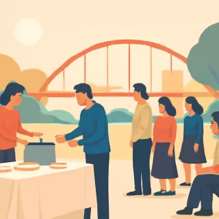 Red Puente Salta ofreció una cena solidaria con 300 platos para personas en situación de calle