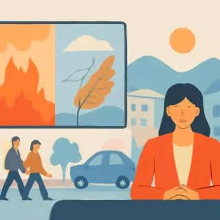 Riesgo extremo de incendios en Bariloche y alerta por vientos fuertes en Río Negro