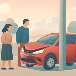 Choque en Circunvalación Oeste a metros del ingreso a San Lorenzo Chico