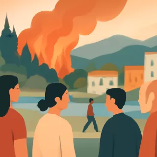 Incendio en Guardia Mitre, Río Negro, afecta más de 1.750 hectáreas