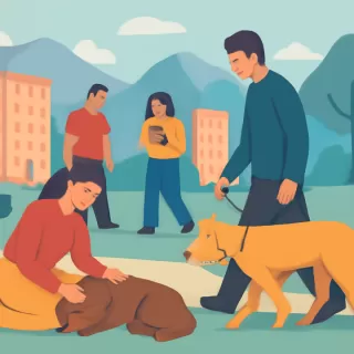 Un perro murió por pirotecnia y se registró un éxodo de mascotas perdidas en Bariloche