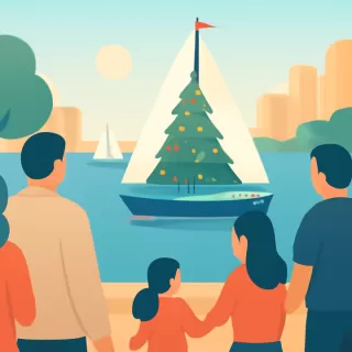 Yacht Club de Posadas presenta el primer desfile navideño náutico del NEA