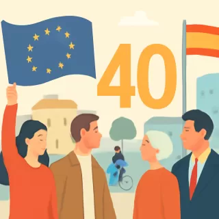 España conmemora 40 años de su adhesión a la Comunidad Europea