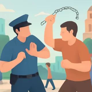 Inspector municipal agredido con cadena por vendedor ambulante en Salta