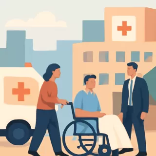 Christian Petersen fue trasladado al Hospital Alemán de Buenos Aires