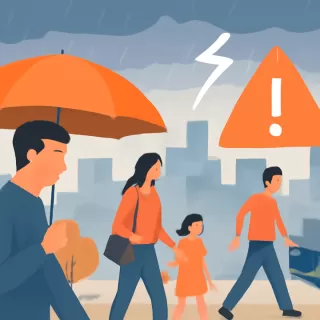 Alerta naranja por lluvias y tormentas en Salta durante el último fin de semana de 2025