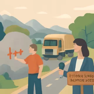 Parques Nacionales denunció a camionero por realizar pintadas en el Parque Nahuel Huapi