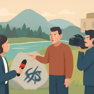 Parque Nacional Nahuel Huapi presenta denuncia contra camionero por graffiti en zona protegida