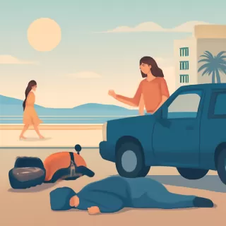 Punta del Este: motociclista murió tras choque con camioneta conducida por una argentina