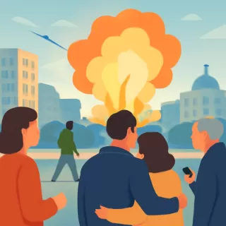 Rusia lanza un masivo bombardeo sobre Kiev antes de la reunión entre Trump y Zelenski