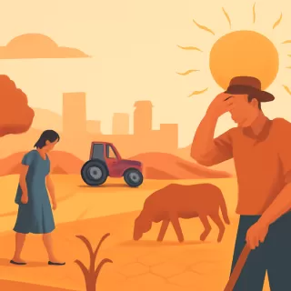 2025, entre los años más calurosos: impacto del calor global en la agricultura y la ganadería