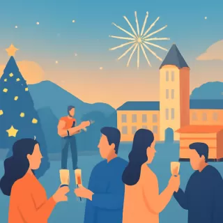 Bariloche despide el 2025 en el Centro Cívico con música en vivo, DJs y brindis de medianoche