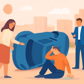 Conductor alcoholizado volcó y sufrió lesiones leves en Luján de Cuyo