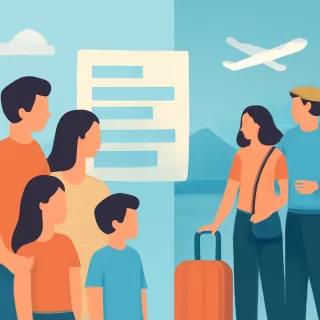 Costo promedio de vacaciones para una familia tipo en Argentina y en el exterior en 2025