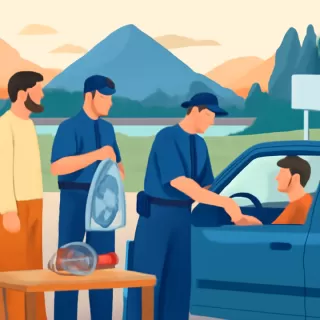 Decomisan 29 truchas arcoiris y equipos caseros en un control en la Ruta 40 en Bariloche