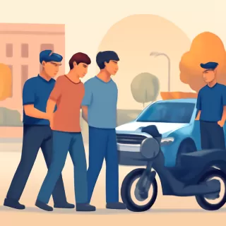 Detienen a dos jóvenes tras persecución y recuperan moto robada en Las Heras