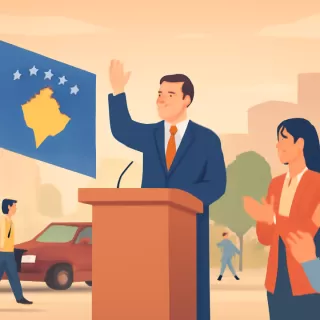 Albin Kurti gana con claridad las elecciones anticipadas en Kosovo