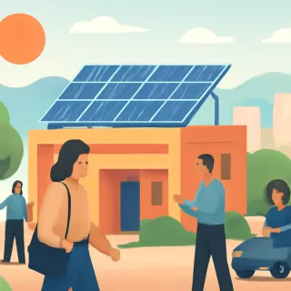 El Parque Solar de Godoy Cruz genera ahorro energético y reduce costos en edificios municipales