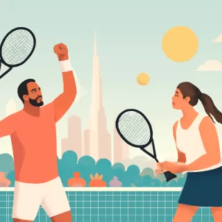 Nick Kyrgios gana a Aryna Sabalenka en exhibición en Dubái