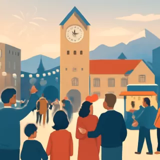 Convocan a festejo de Año Nuevo en el Centro Cívico de Bariloche tras una multitudinaria Nochebuena