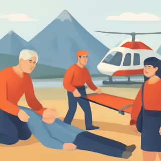 Hombre de 64 años rescatado tras caída de 60 metros en Cerro Mallo