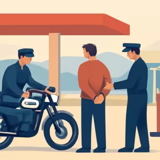 Recuperan moto robada y desbaratan venta ilegal en estación de servicio en Cipolletti