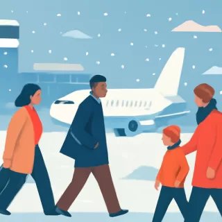 Tormenta invernal provoca cancelaciones y retrasos en aeropuertos de Estados Unidos tras Navidad