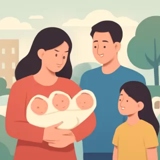 Nacen trigemelas idénticas en Trelew en un caso extremadamente raro