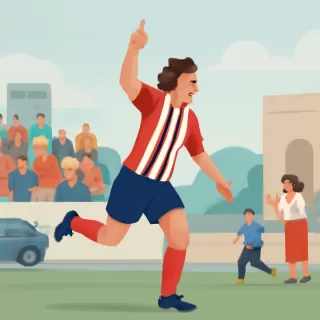 Pablo Aimar marcó un gol en un partido solidario en Estudiantes de Río Cuarto