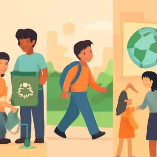 Tres dibujos animados que enseñan a los niños a cuidar el medio ambiente