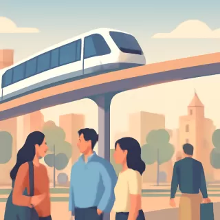 Proyecto de tren aéreo en Avenida Italia unirá Tres Cruces y Parque Roosevelt con boleto a $60