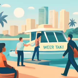 Florida implementará un servicio gratuito de taxi acuático entre Miami y Miami Beach en enero de 2026