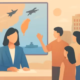 China realiza maniobras militares alrededor de Taiwán y emite advertencia