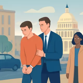 Sospechoso admite colocar bombas caseras cerca de sedes partidarias en Washington en 2021