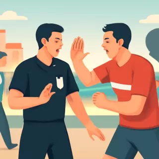 Agresión al árbitro tras la final sub-20 entre Atlético Fernandino y Libertad en Maldonado