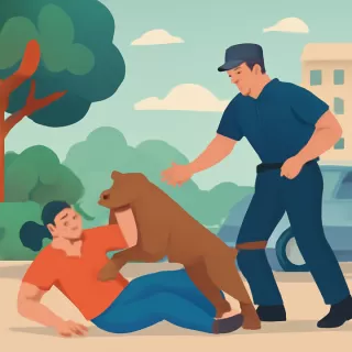 Iguazú: Pitbull atacó a una mujer y a un policía que intentó ayudarla