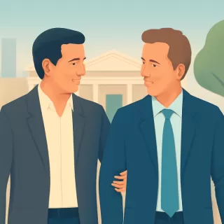 La trayectoria compartida de Javier Faroni y Sergio Massa entre teatro, política y fútbol