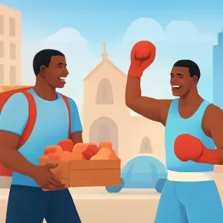 Toumba Niang, el boxeador senegalés nacionalizado argentino, protagonizó uno de los KO más destacados de 2025