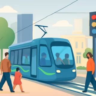 El Trambus eléctrico iniciará operaciones en 2026 en ocho barrios de CABA con sistema de onda verde