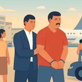 Repatrían a Ecuador a jefe guerrillero capturado en Emiratos Árabes Unidos por asesinato de militares