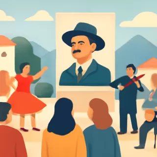 Guaymallén rindió homenaje a Hilario Cuadros por el Día Nacional de la Tonada